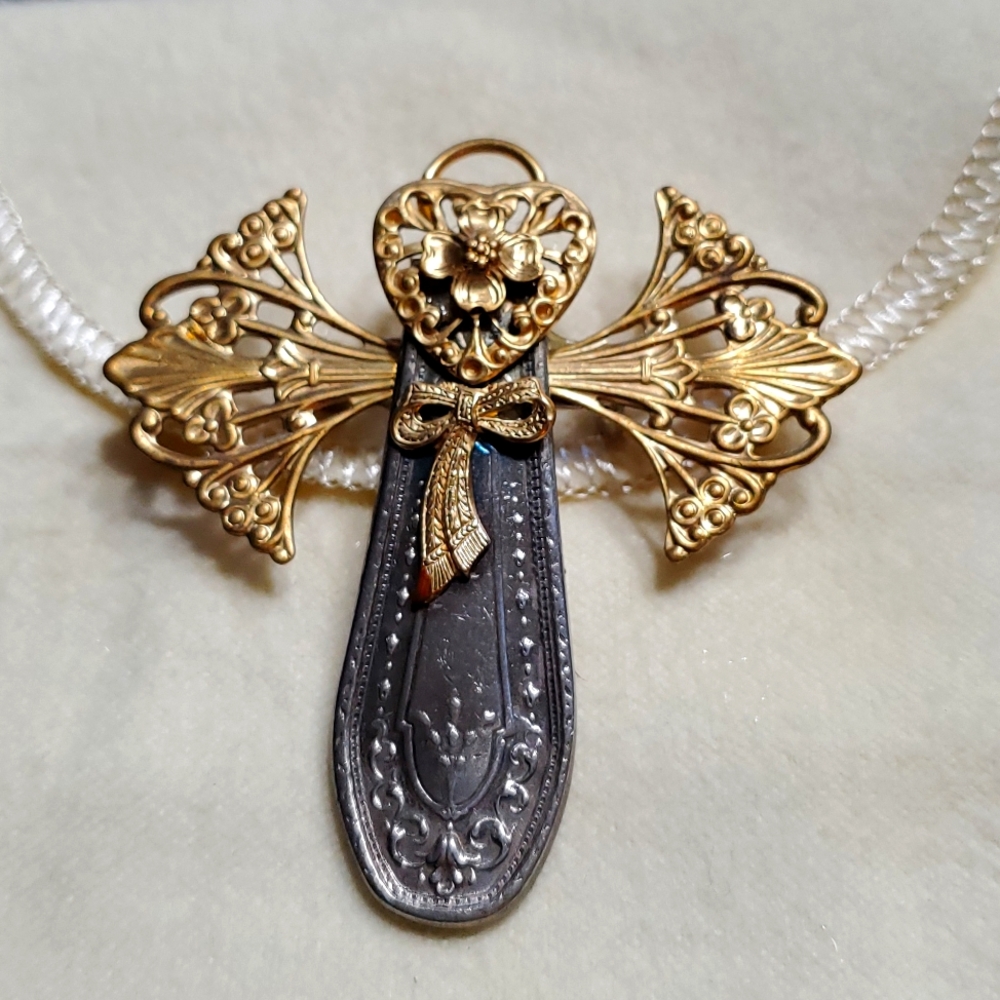 Vintage Gold Color and Silver Color Pendant
